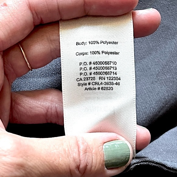 ARITZIA • WILFRED • Morel Off-Shoulder Blouse • Size Small • Slate Grey - Picture 7 of 16